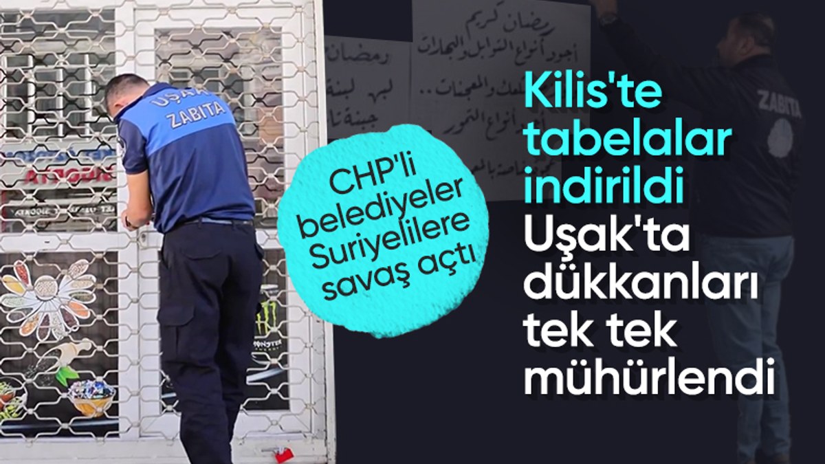 CHP'li Uşak Belediyesi, sığınmacıların dükkanlarını mühürledi - Türkiye İyi  Gazete