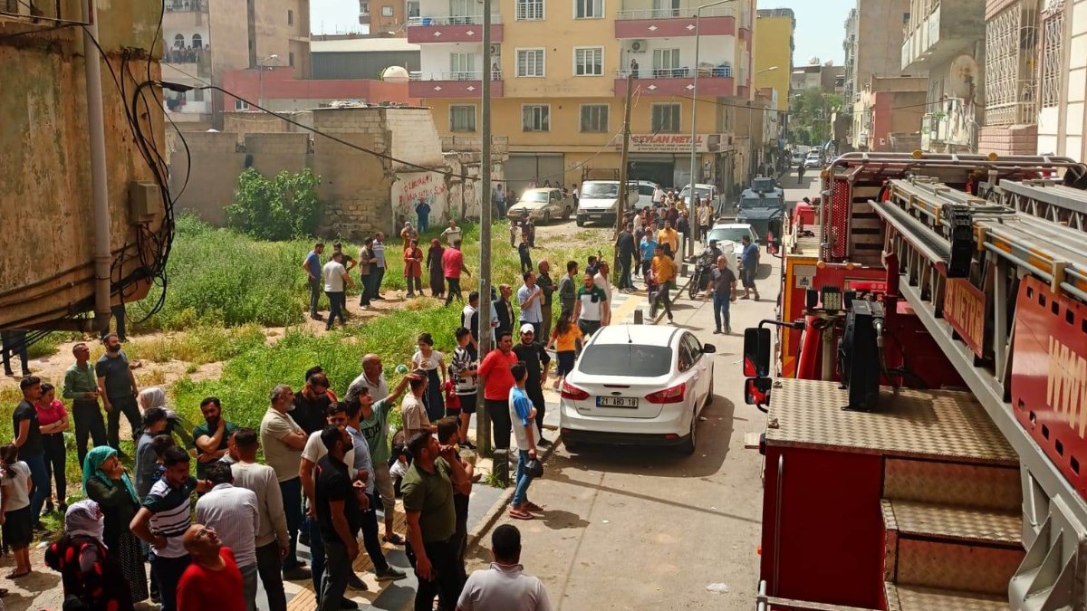 Mardin'de yangın: 7 kişi dumandan etkilendi