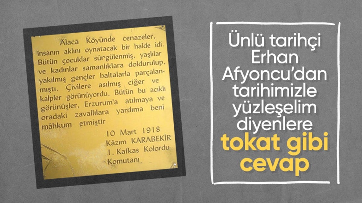 Erhan Afyoncu 'tarihimizle yüzleşelim' kavramına tepki gösterdi