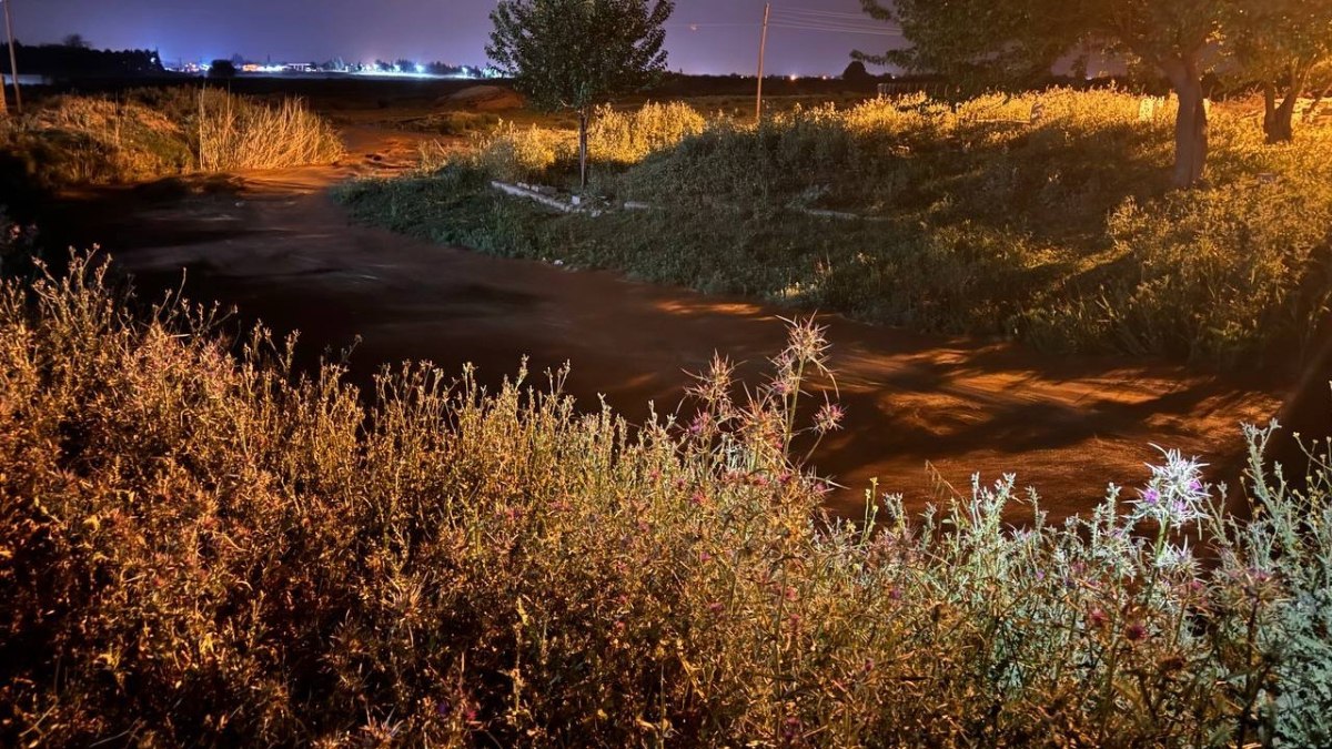 Şanlıurfa'da sel suları, mahallede paniğe neden oldu