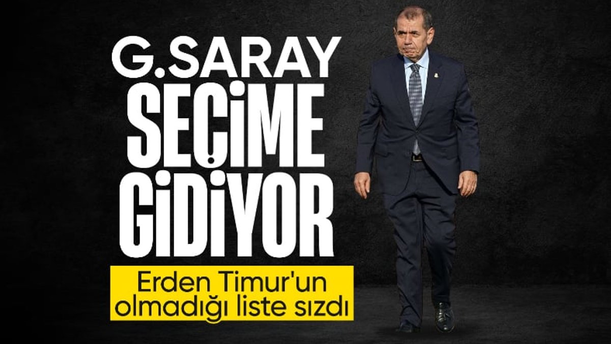 Galatasaray'da Dursun Özbek'in listesi belli oluyor! Erden Timur yok...