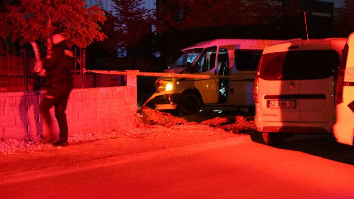 Konya'da kardeşlerin bulunduğu araç kurşunlandı: 1 ölü, 1 ağır yaralı