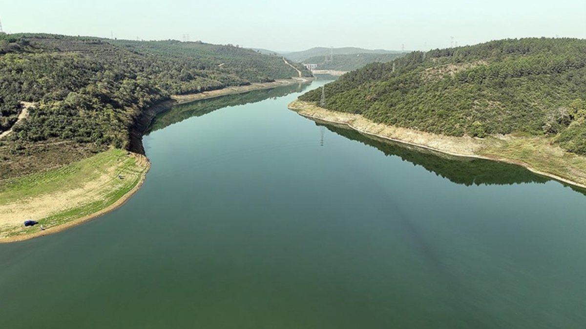 İstanbul'da barajlardaki doluluk oranı 82, 93 olarak ölçüldü