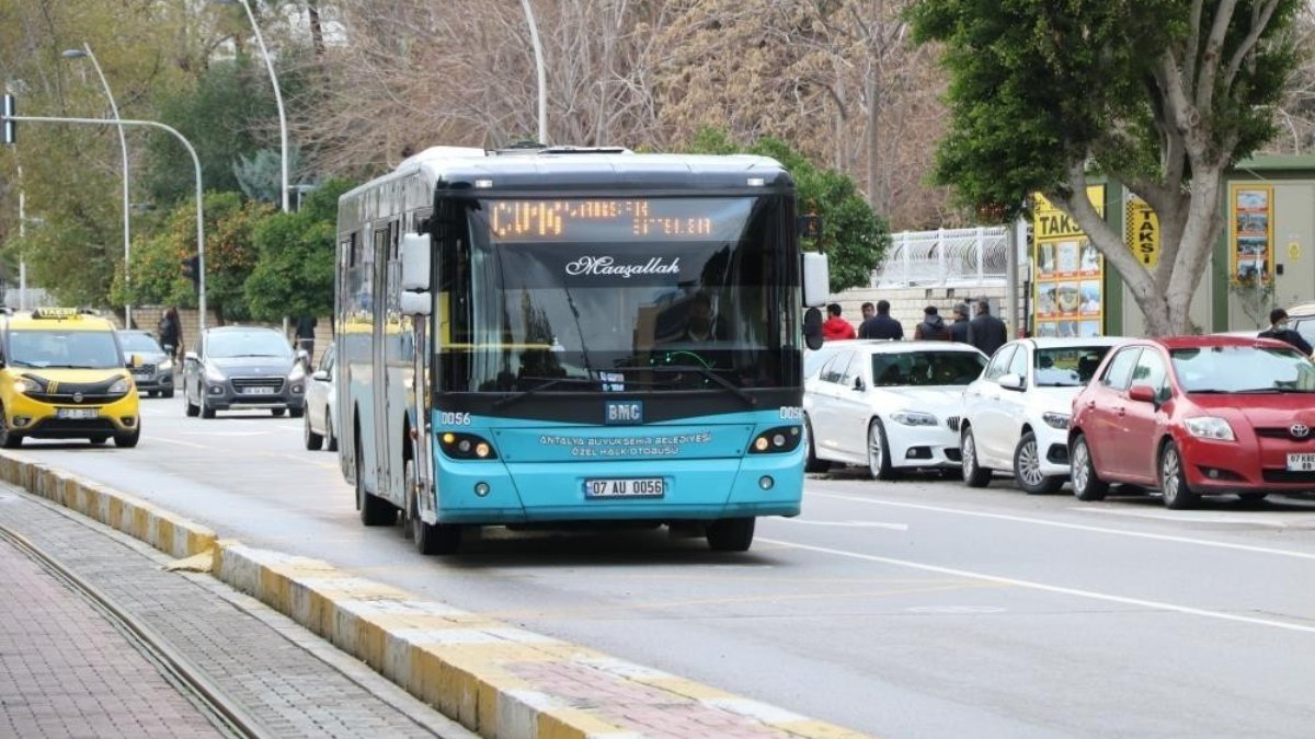 Antalya'da ulaşıma yüzde 33 zam