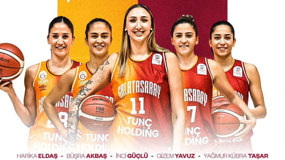 Galatasaray Kadın Basketbol Takımı, sözleşmesi sona eren 5 oyuncusuyla vedalaştı