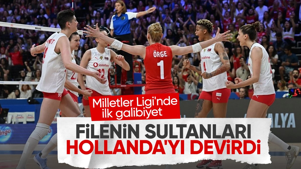 Filenin Sultanları, Milletler Ligi'nde Hollanda'yı Yendi