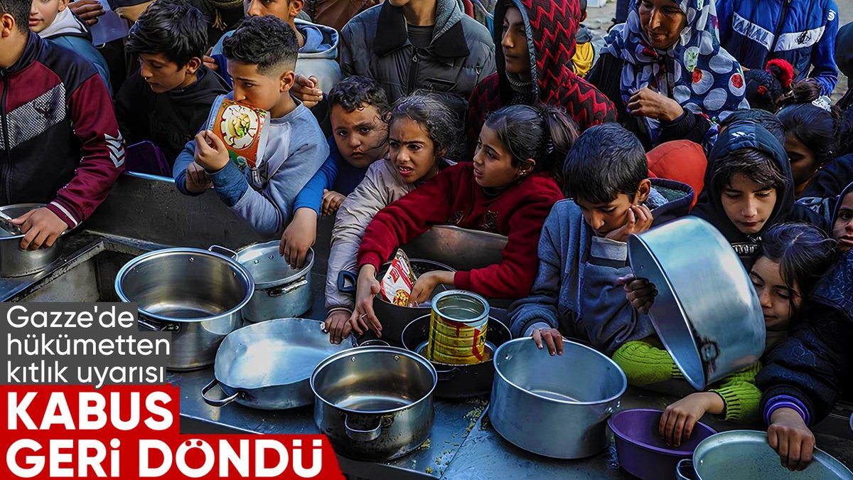 Gazze'de kabus geri döndü: Hükümetten kıtlık uyarısı