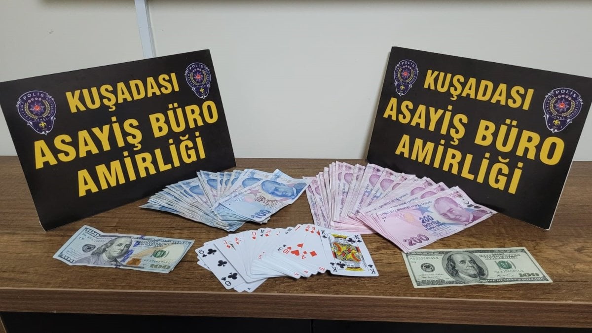 Aydın'da kumar operasyonu: 6 kişiye 32 bin 125 TL ceza kesildi