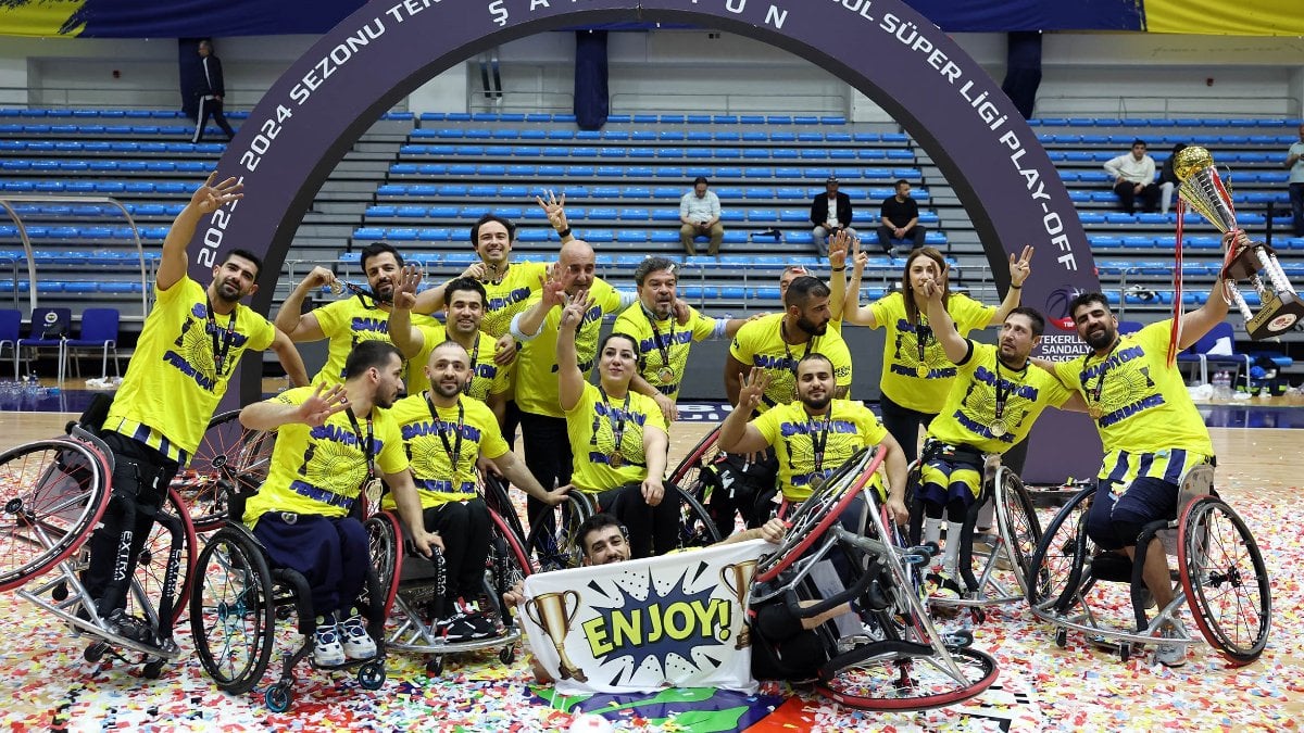 Tekerlekli sandalyede şampiyon Fenerbahçe oldu