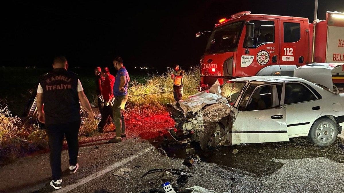 Osmaniye'de korkunç trafik kazası: 2 ölü 2 yaralı