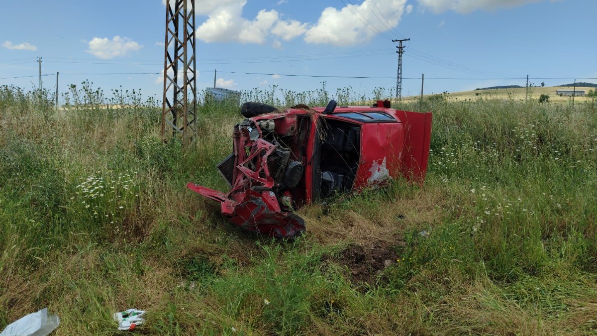 Diyarbakır'da kaza: 1 ölü 2 yaralı