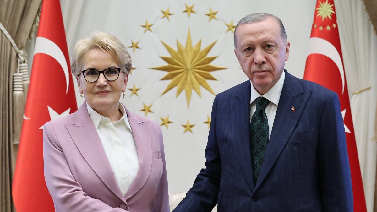 Cumhurbaşkanı Erdoğan ve Meral Akşener görüşmesi sona erdi