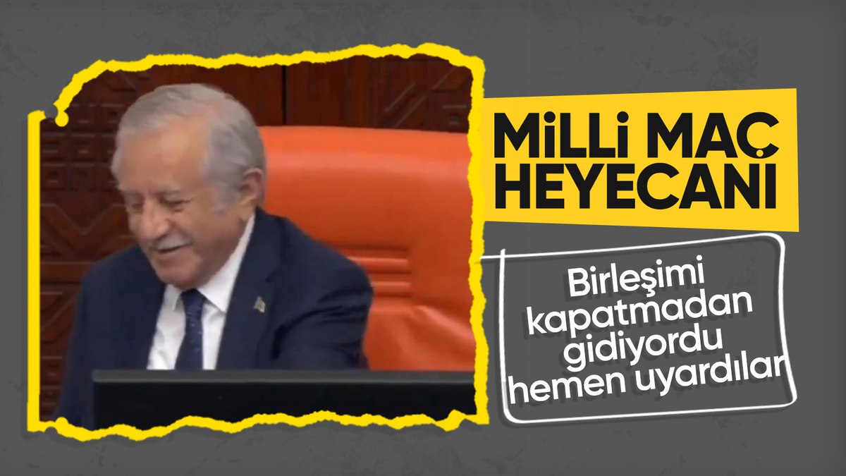 TBMM Başkanvekili Celal Adan'ın milli maç heyecanı