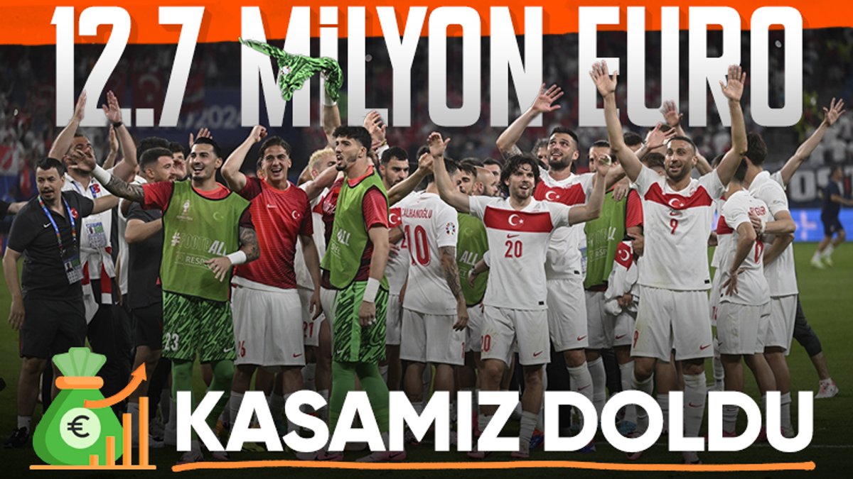 A Milli Takımımız, EURO 2024'te kasayı doldurdu