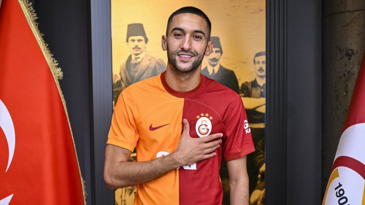 Galatasaray, Hakim Ziyech'in bedelsiz transferini duyurdu