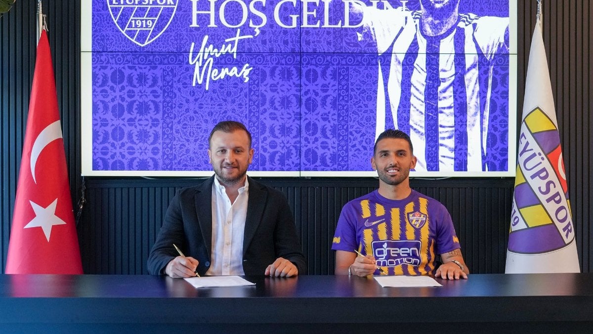 Eyüpspor, Umut Meraş'la 2 yıllık sözleşme imzaladı