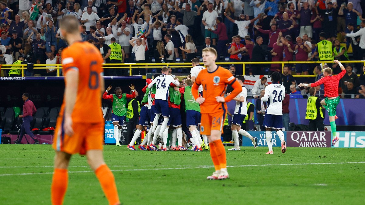 EURO 2024'te Hollanda'yı yenen İngiltere finale yükseldi