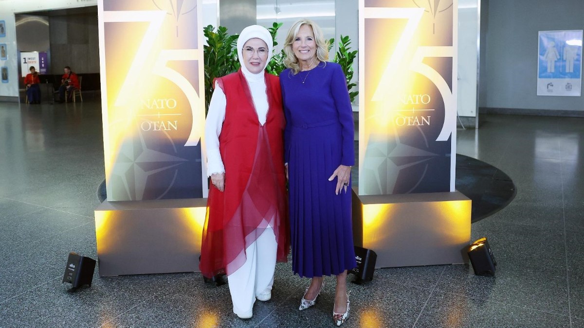 Emine Erdoğan, Jill Biden'ın ev sahipliğindeki resepsiyona katıldı