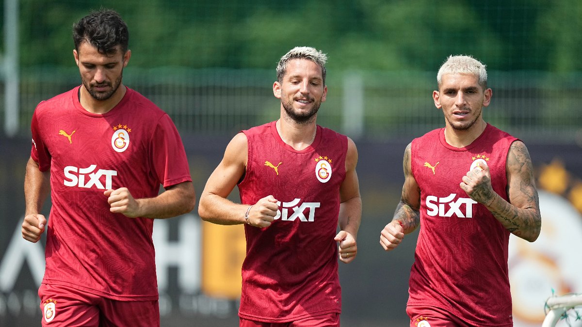 Galatasaray günü tek antrenmanla tamamladı