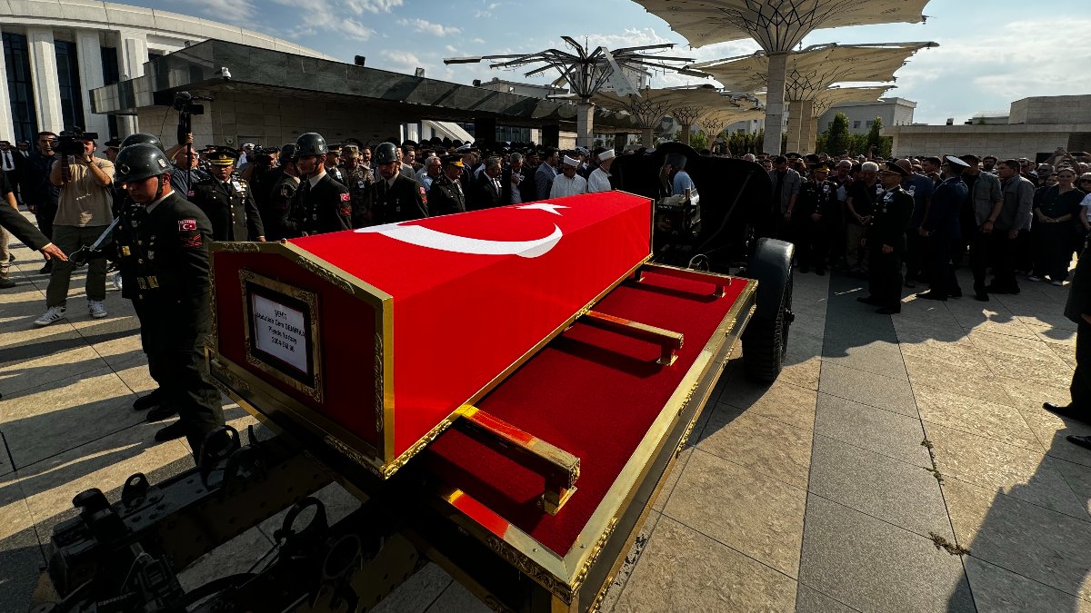 Ankara'da şehit Yarbay Abdullah Cem Demirkan'a veda