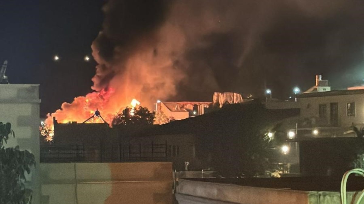 Nevşehir'de otel yangını