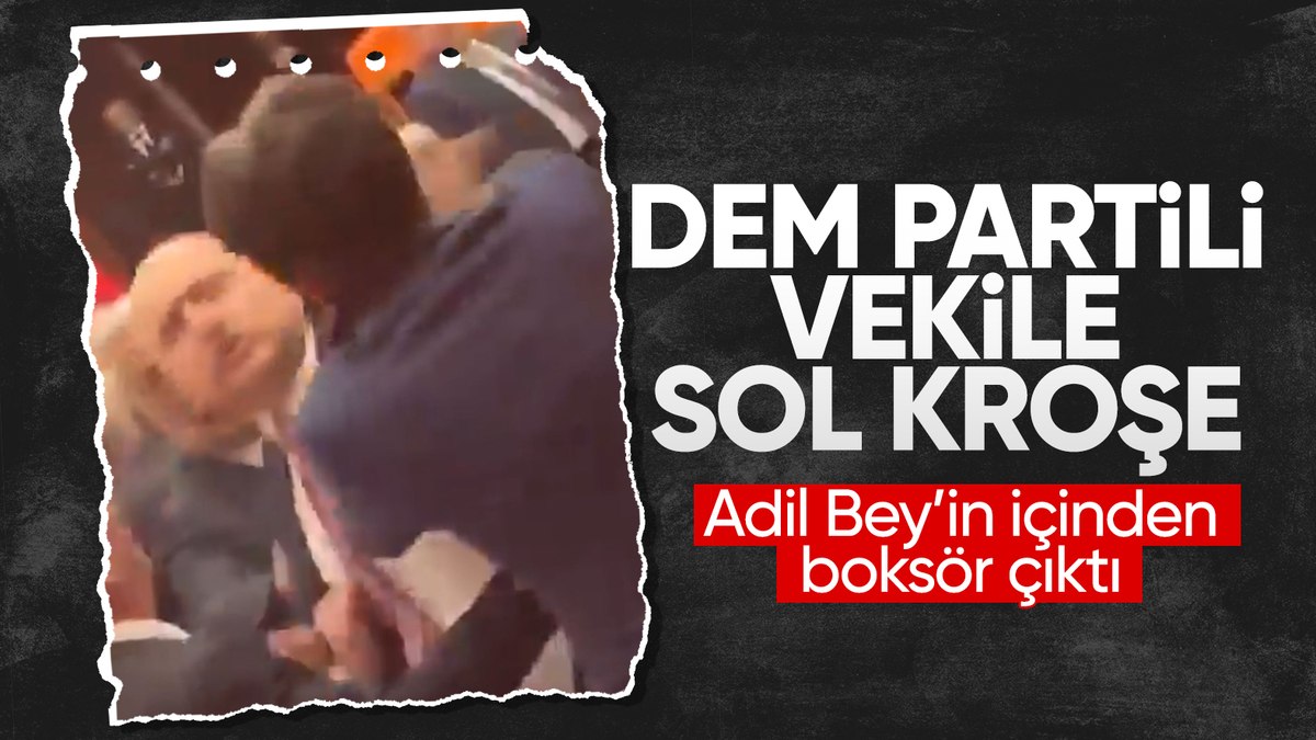 AK Partili Karaismailoğlu'ndan DEM Partili vekile tekme tokat dayak