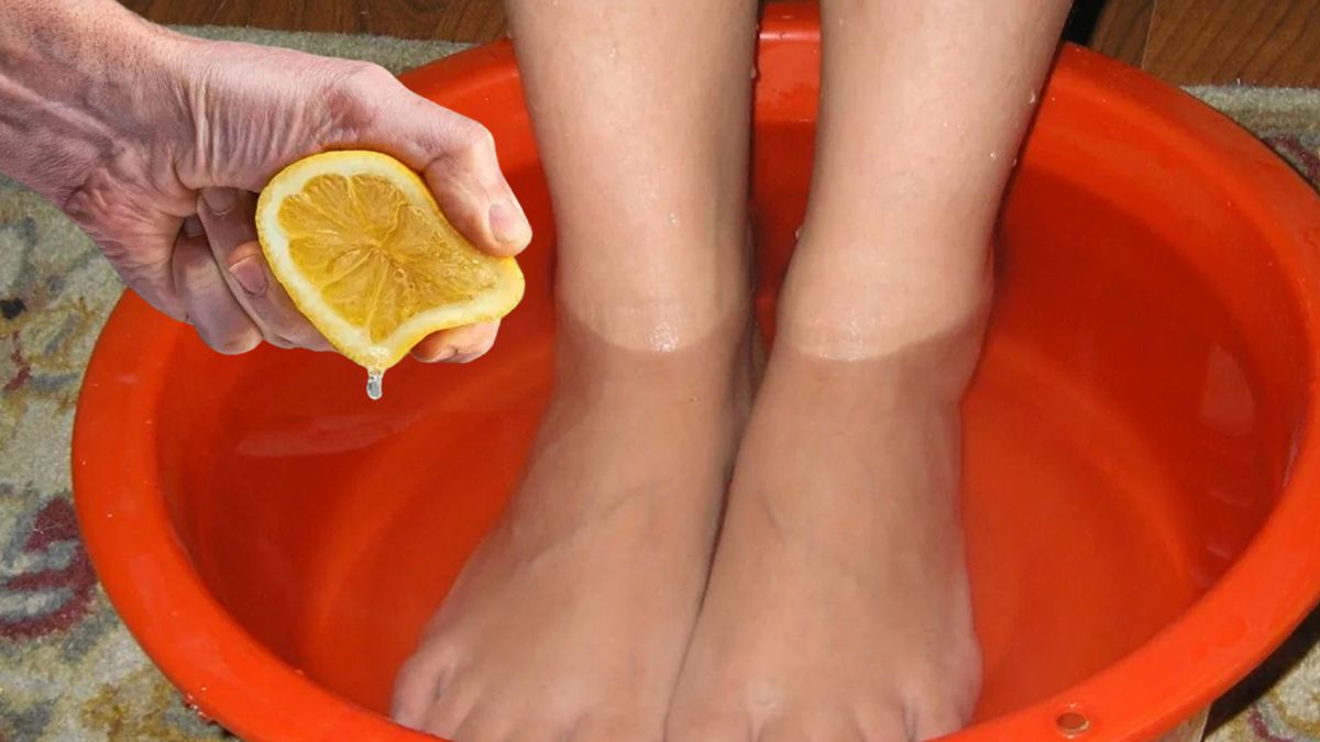 Ayaklar�n�z� limonlu suda bekletin, o sorunu defedin