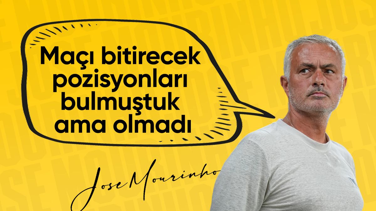 "Es Tut Weh!" Technik Direktörümüz Jose Mourinho, Maç Sonu Açıklamalarda Bulundu – Emotionale Worte! - byxy5ft