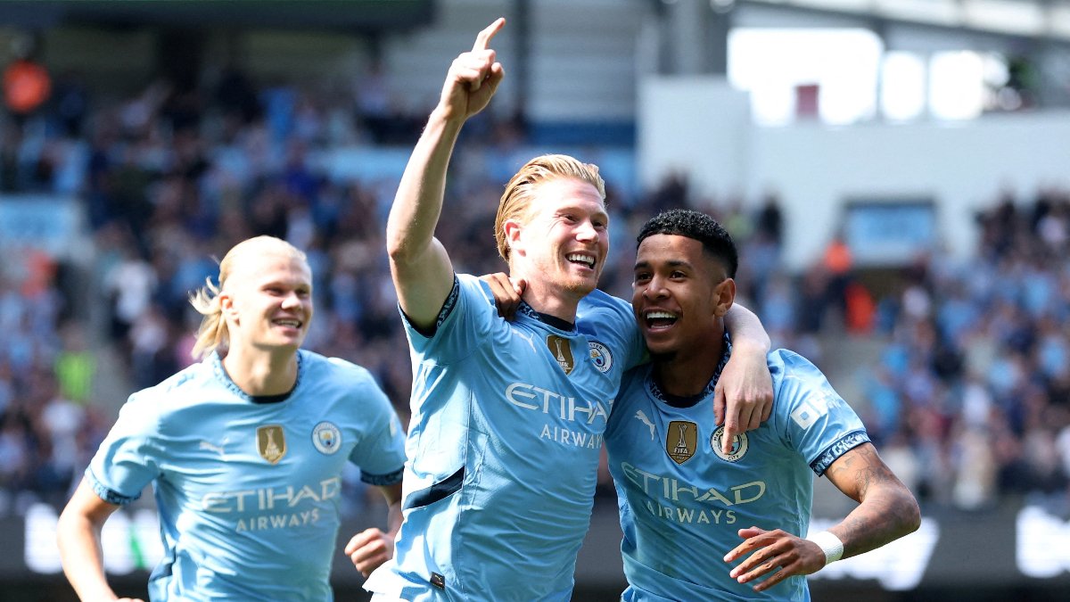 Manchester City'den Ipswich Town'a 4 dakikada 3 gol