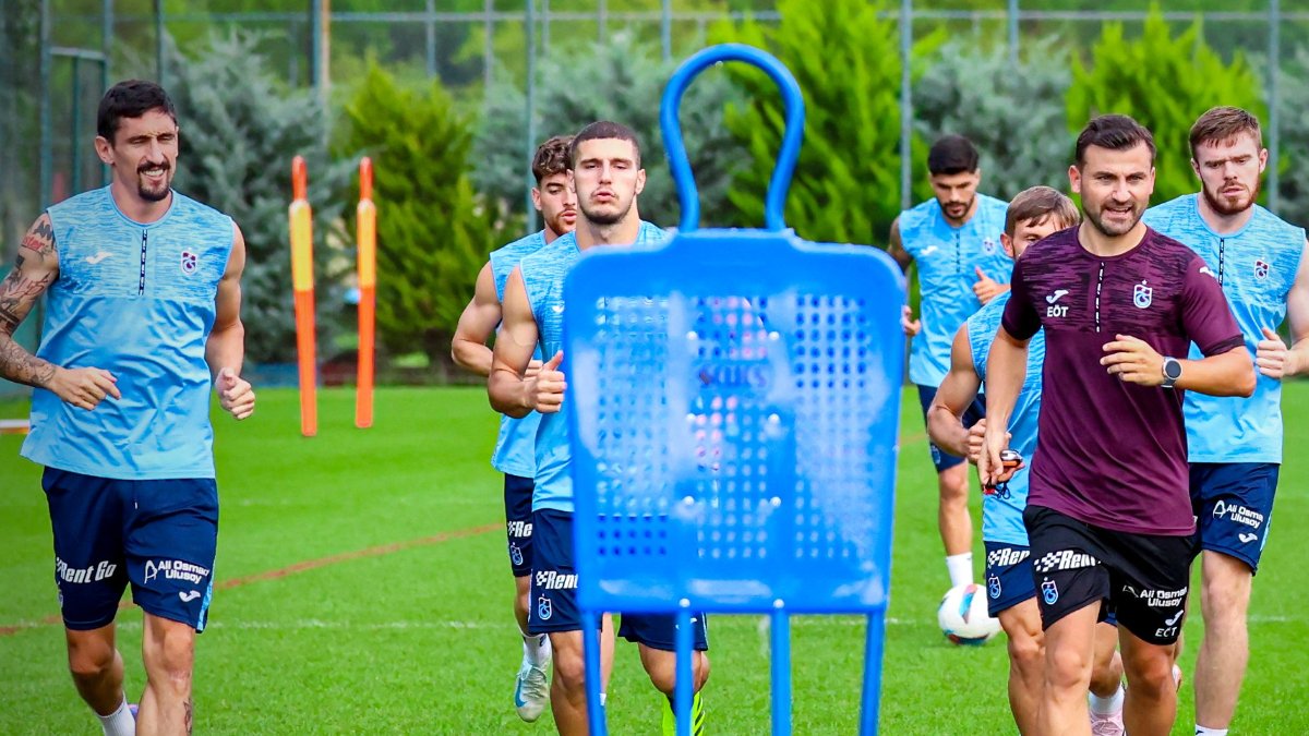 Trabzonspor'da St. Gallen maçı hazırlıkları sürdü