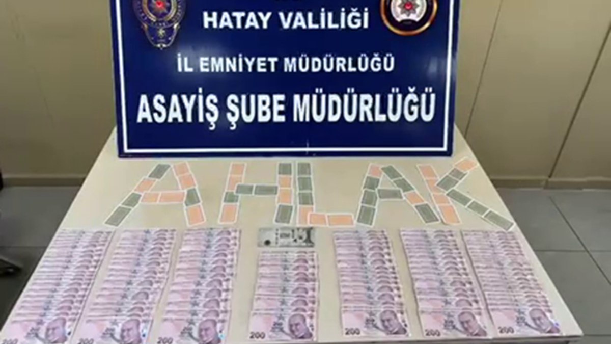 Hatay'da kumar oynayan şahıslara 51 bin 400 TL ceza