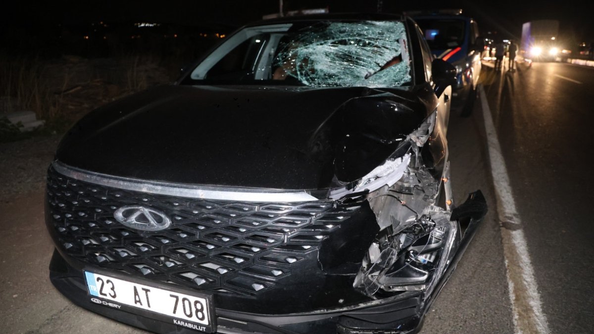 Elazığ’da otomobilin çarptığı yaya hayatını kaybetti