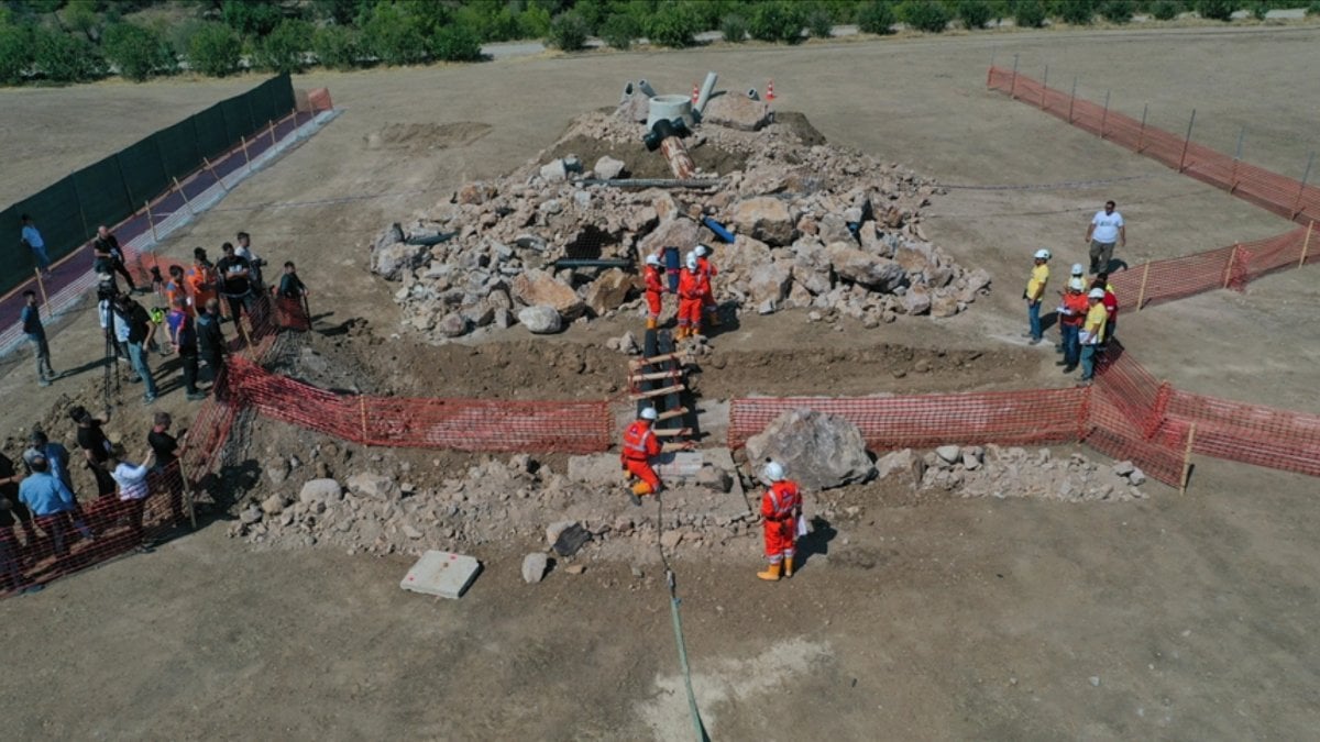 Maden Kurtarma Yarışması'nın üçüncüsü yapılıyor