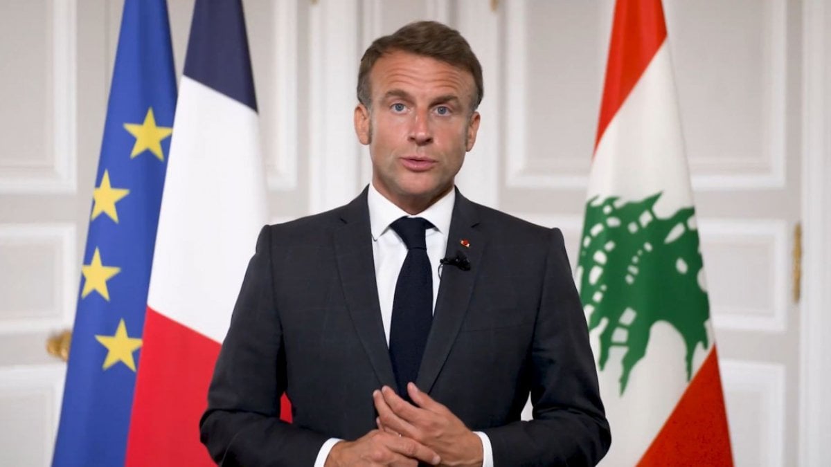 Fransa Cumhurbaşkanı Macron'dan 'Lübnan’ın yanındayız' mesajı