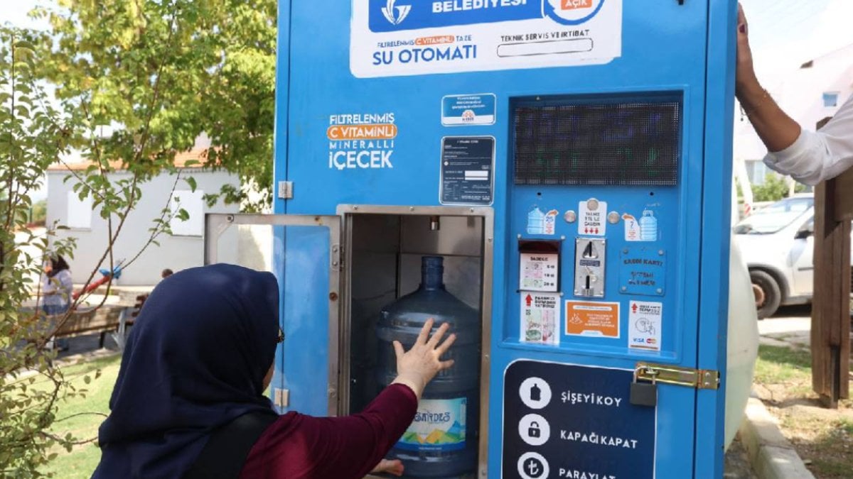 O ilçeye SUmatik geldi: 19 litre su 25 TL