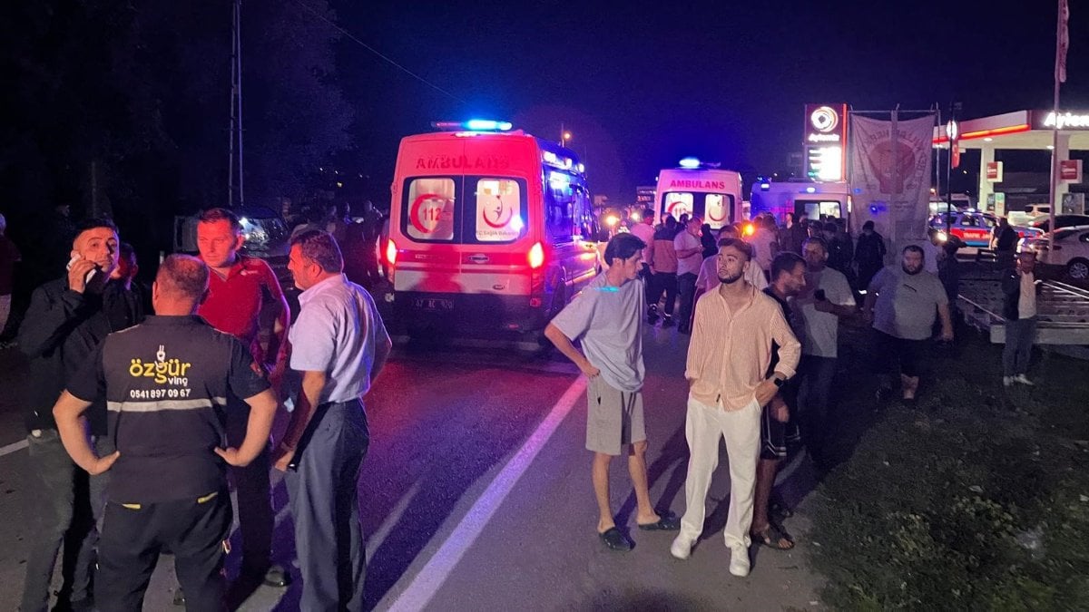 Zonguldak'ta trafik kazası: 9 yaralı