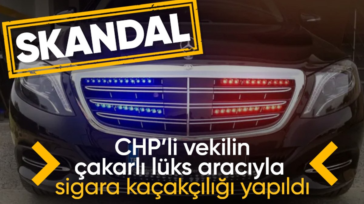 Edirne'de CHP'li Ediz Ün'ün cipinden kaçak elektronik sigara çıktı