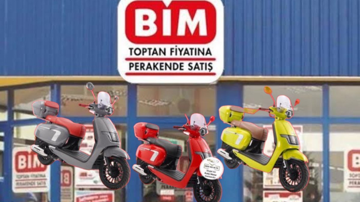 Aynı Vespa gibi! BİM'de uygun fiyatlı 125cc motosiklet: İşte fiyatı...