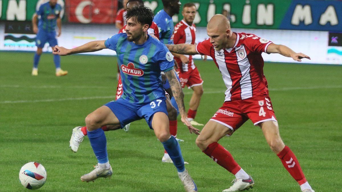 Çaykur Rizespor, sahasında Samsunspor'a mağlup oldu