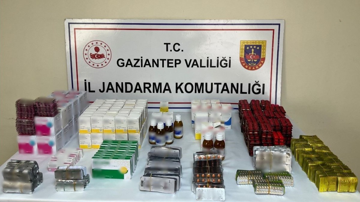 Gaziantep'te kaçak ilaç operasyonunda 2 gözaltı