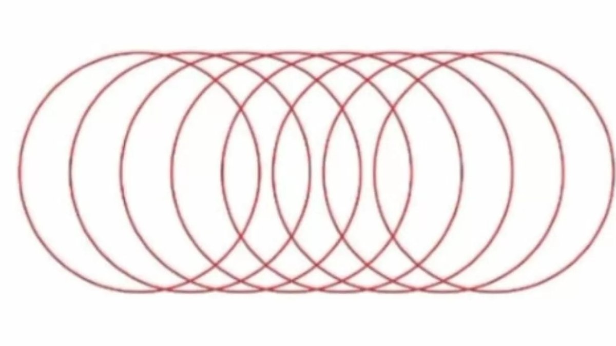 Optik İllüzyon Testi: Kaç tane daire saydınız? Cevap IQ'nuzu ortaya çıkartıyor...