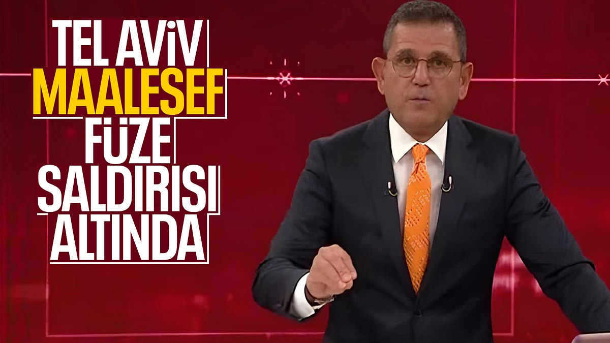 Fatih Portakal'dan İran'ın füze saldırısına yorum: Tel Aviv maalesef füze saldırısı altında