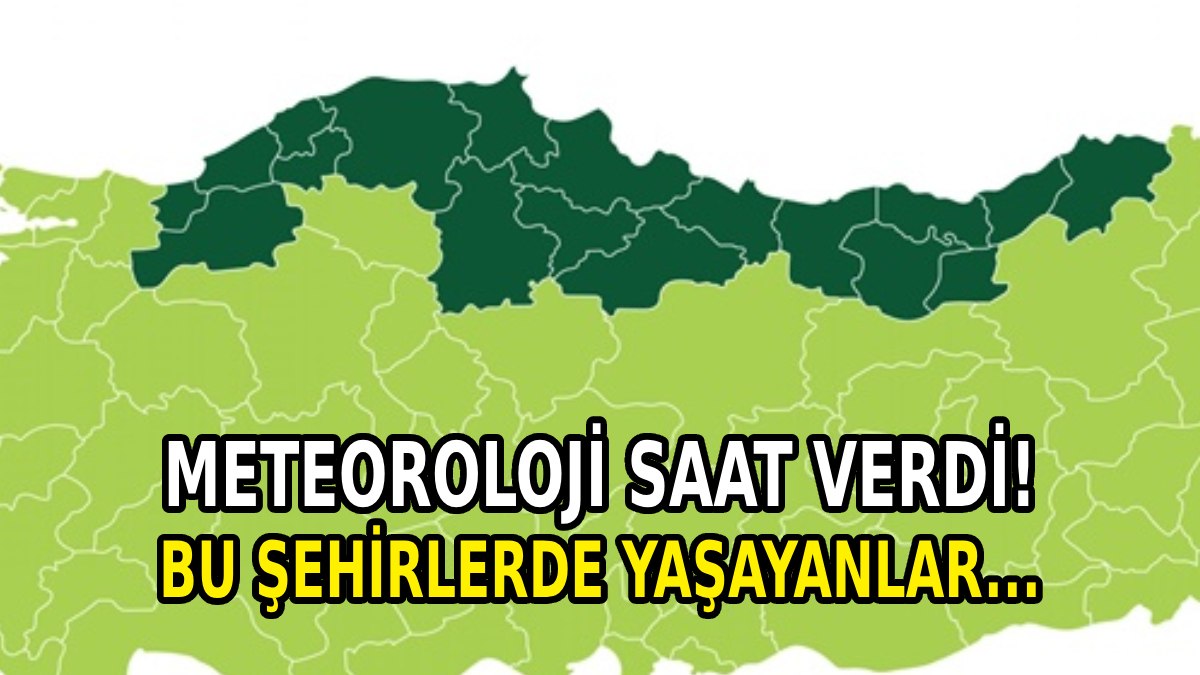 Ordu, Giresun, Trabzon, Rize… Bu saatlere dikkat! MGM uyardı