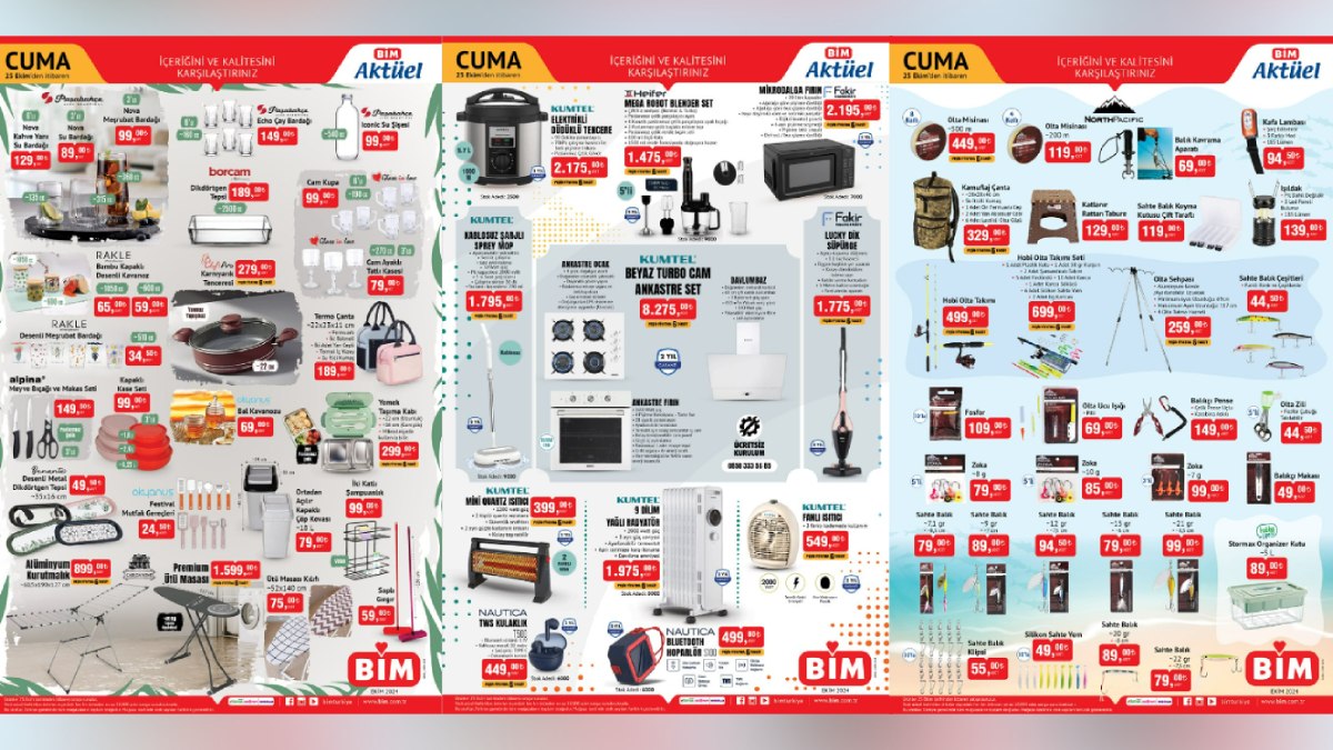 Sezonu geldi, balıkçılar sıraya girdi: BİM'de Olta Takımı 499.00 TL, Olta Misinası 119.00 TL…