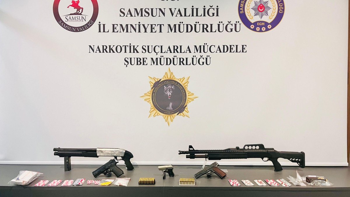 Samsun’da eş zamanlı uyuşturucu operasyonu: 17 gözaltı