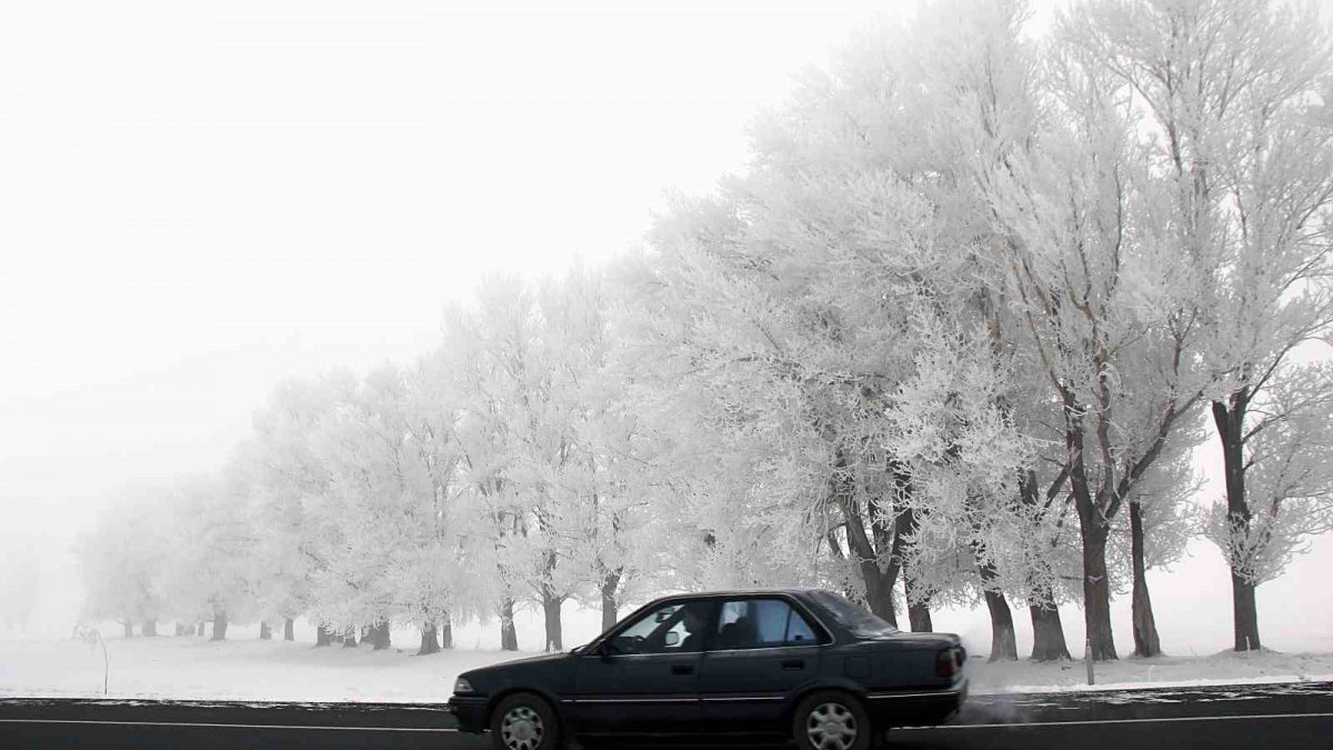 Gece en düşük hava sıcaklığı Erzurum'da eksi 11,1 derece olarak kaydedildi