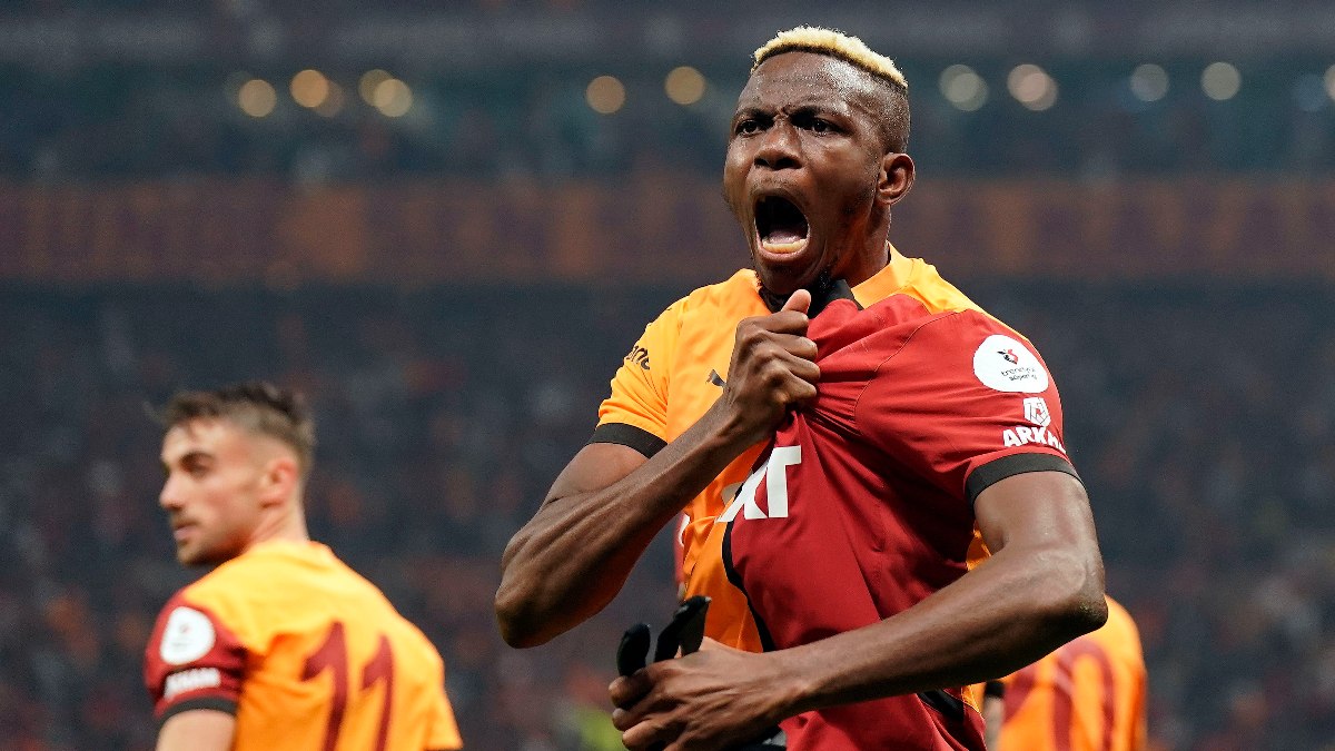 Victor Osimhen, 4. kez gol sevinci yaşadı