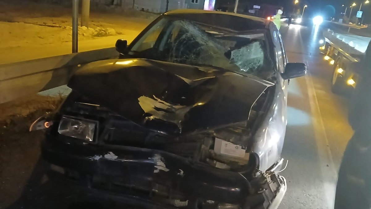 Kırşehir'de otomobilin çarptığı güvenlik görevlisi hayatını kaybetti