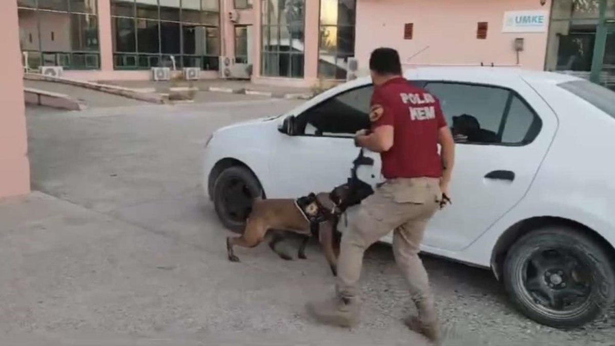 Osmaniye'de durdurulan otomobilden uyuştrucu çıktı
