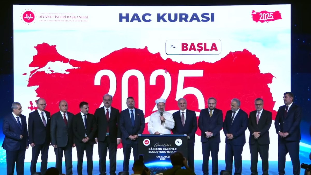 2025 yılı hac kurası çekildi